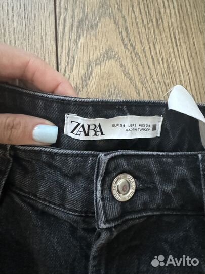 Джинсы zara 34