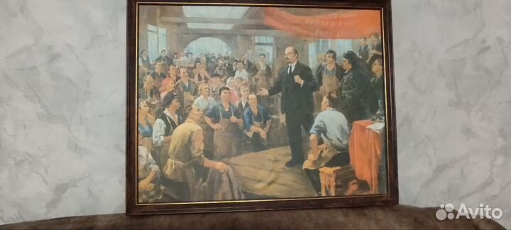 Старая старинная картина