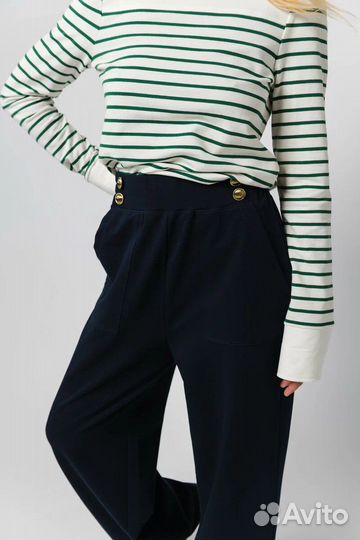 Джемпер Gabrielle женский (XS, зелено-белый)