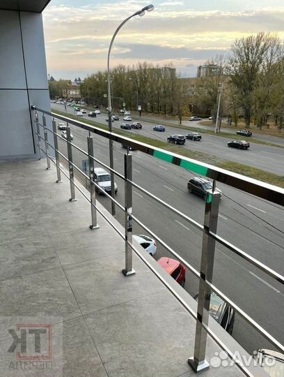 Перила из стекла