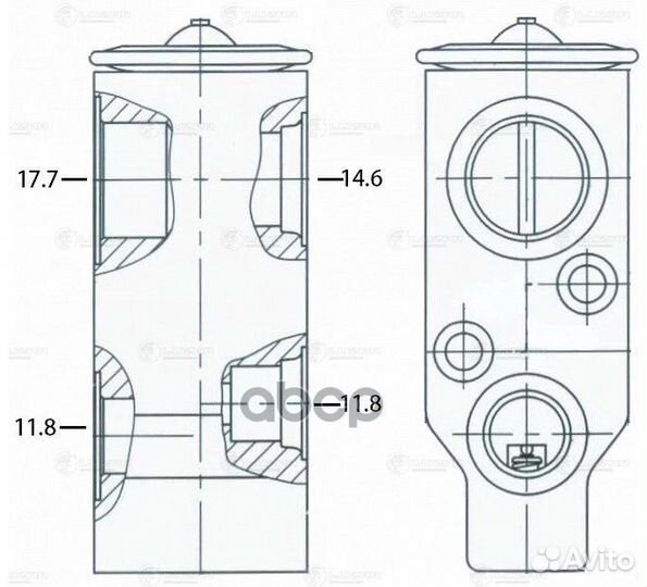 Клапан расширительный кондиционера ltrv0543 luzar
