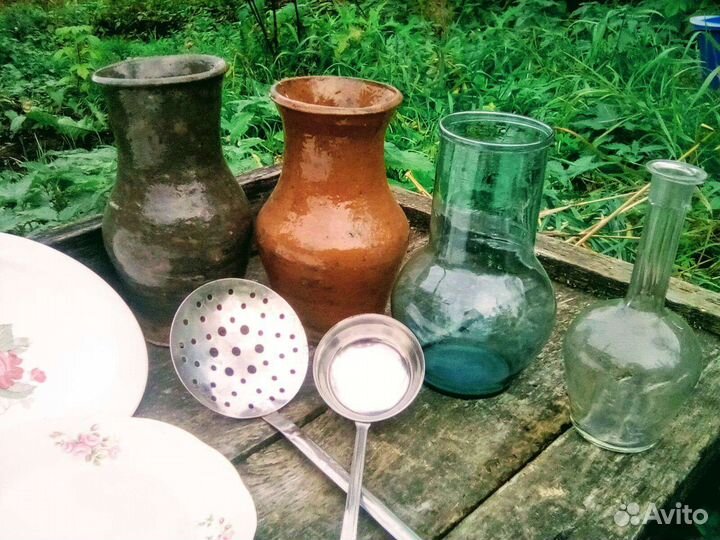 Посуда СССР крынки бутыль банка