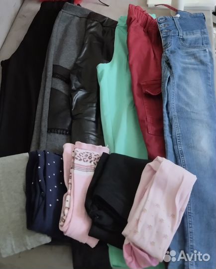 Вещи пакетом на девочку 128-134