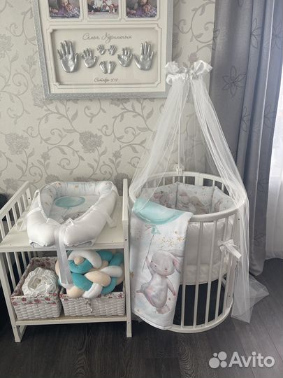 Балдахин в кроватку (легкий и прозрачный)