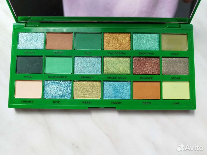 Тени makeup revolution I heart revolution nyx