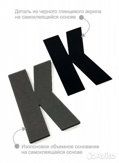 Буквы наклека не стену