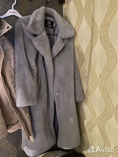 Искусственная шуба миди