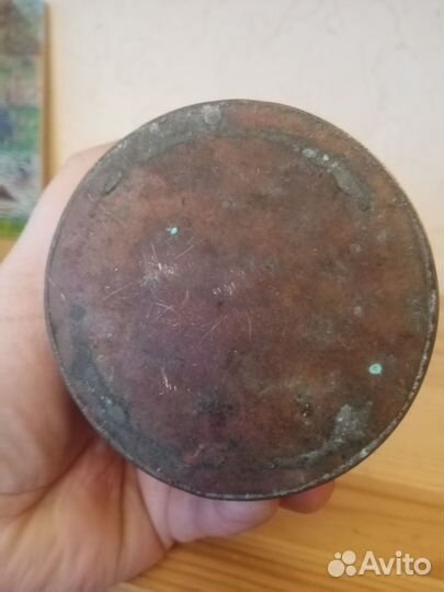 Старинная медная спиртовка