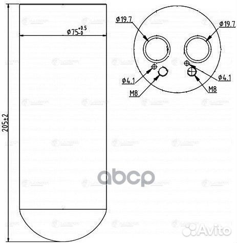 Ресивер-осушитель конд. для а/м VW Passat (B5)