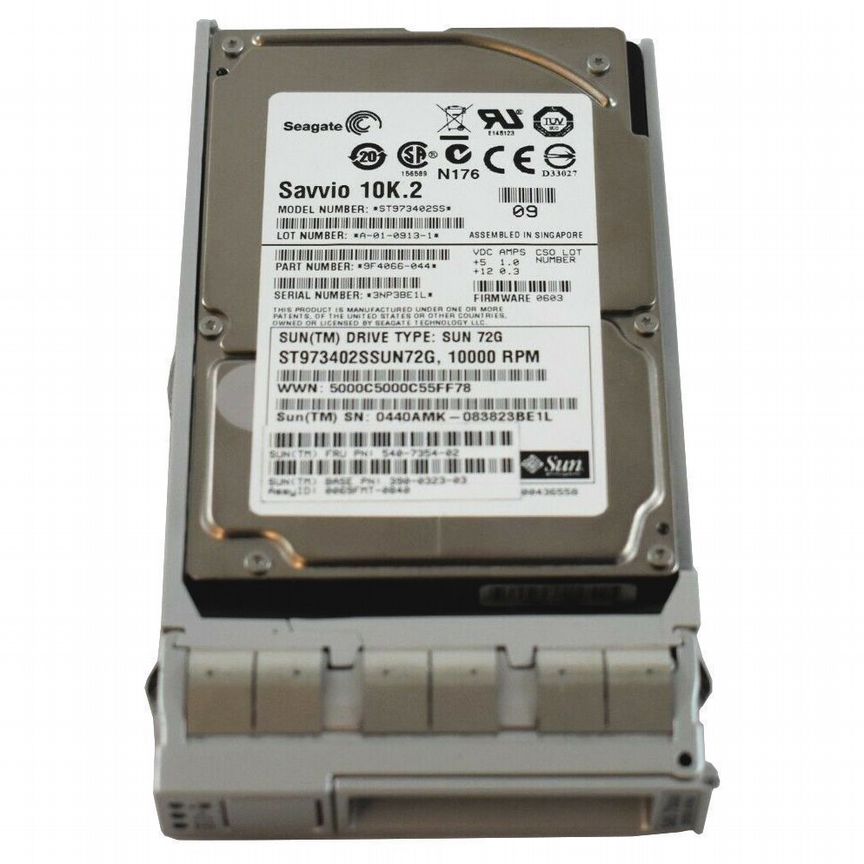[ST973402SS] Жесткий Диск Sun 72gb 10k 390-0323-02 Sas 2.5 St973402ss