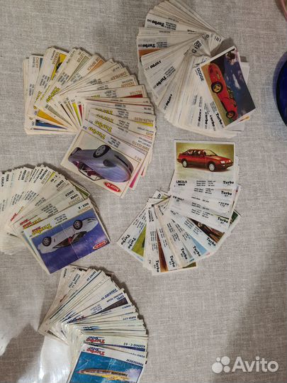 Вкладыши от жвачки турбо