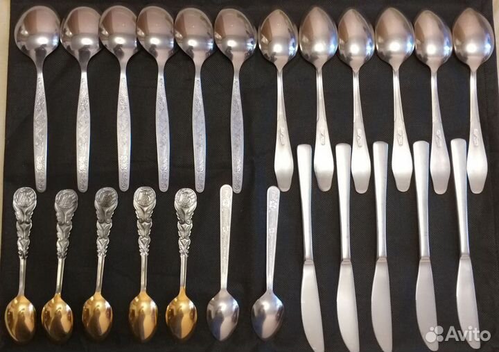 Ложки вилки ножи нержавейка мельхиор