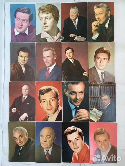 Открытки с артистами советского кино