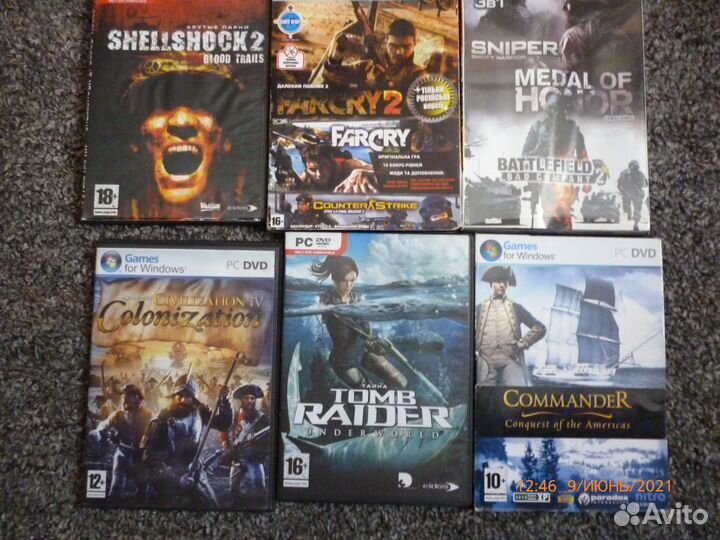 Продаются игровые DVD диски