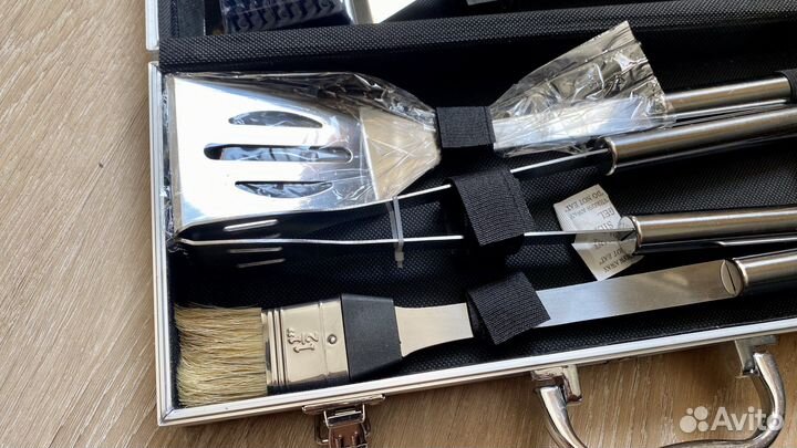 Набор для барбекю и шашлыка 6 пр новый