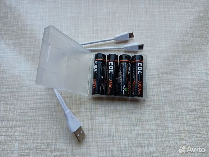 Батарейки аккумуляторные аа