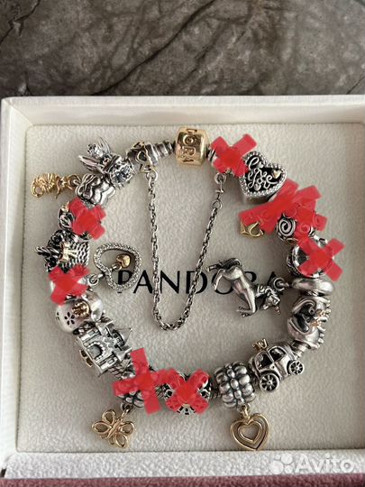 Pandora браслет с шармами