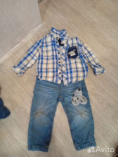 Пакет вещей на мальчика р.74-86