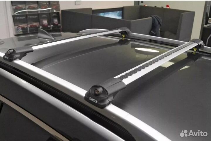 Багажник Nissan X-Trail, бокс на крышу, автобокс