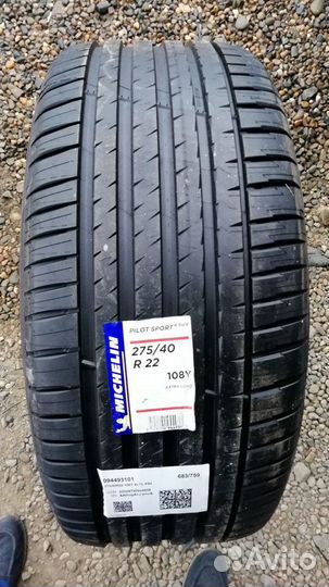 Michelin Pilot Sport 4 SUV 275/40 R22 108Y