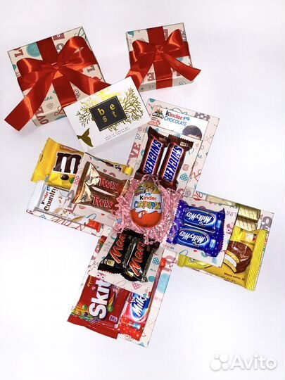 Коробка Сюрприз из конфет Упаковка