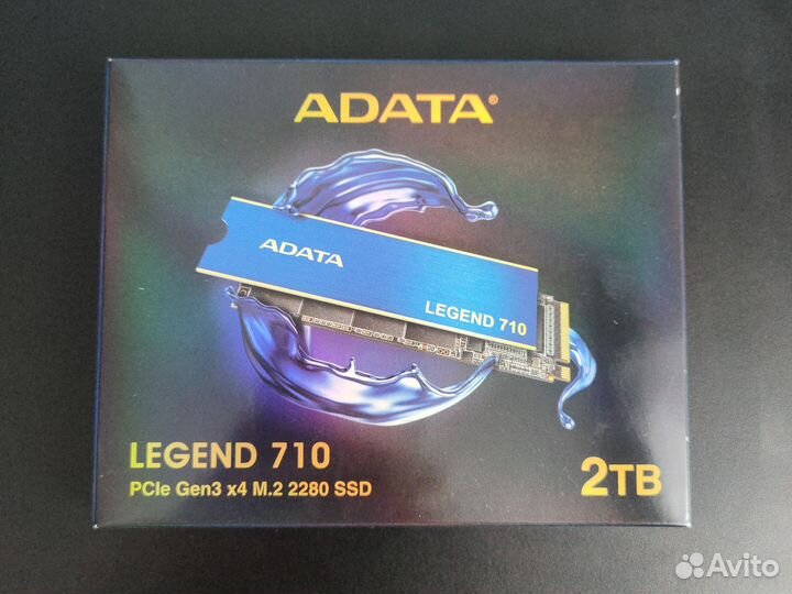 Новый на гарантии A-Data Legend 710 2тб