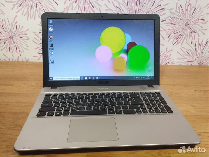 Asus D541NA Celeron N3350. 4gb. Ssd128gb. 3часа