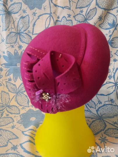 Шляпка женская фетр