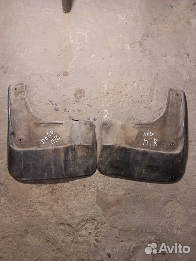 Брызговики передние Фольксваген Поло 5 2009-2017