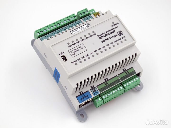 Модуль расширения MP-DI12-DO7 ModBus BackNet
