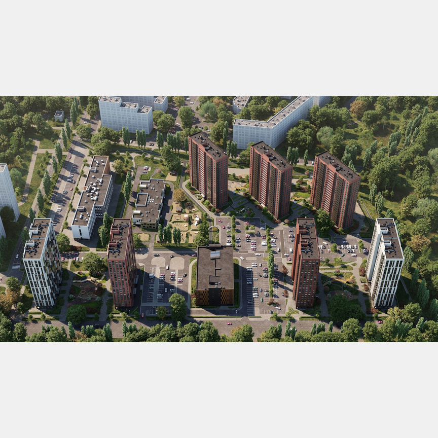 2-к. квартира, 50,4 м², 6/23 эт.