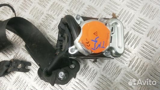 Ремень безопасности с пиропатроном сиденья переднего skoda octavia A7, Номер 5E0857701 (TNT05IM02)