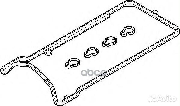 Прокладка клапанной крышки к-кт MB W203/W211 2