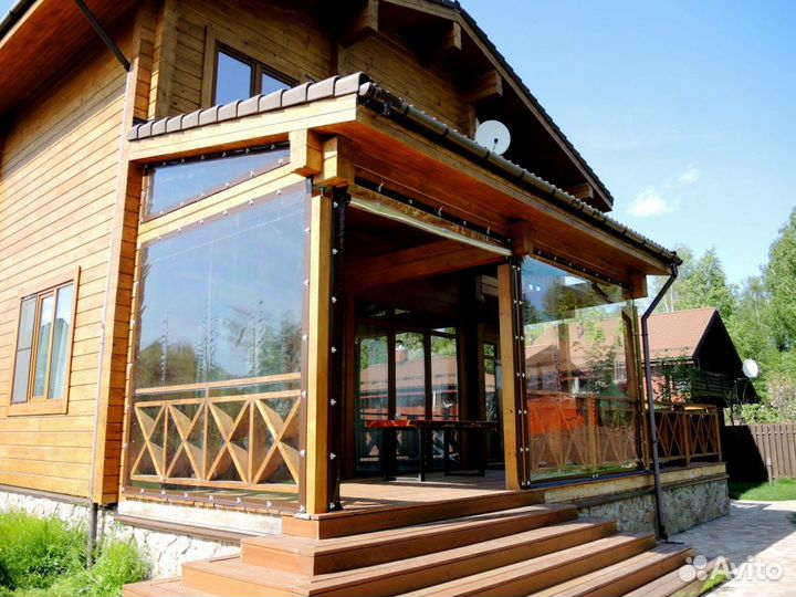 Мягкие окна для беседок, веранд