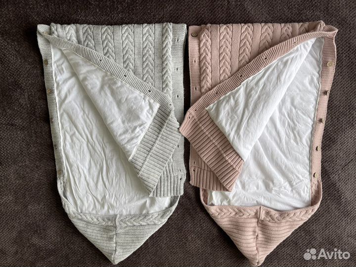 Детский конверт серый (розовый продан)