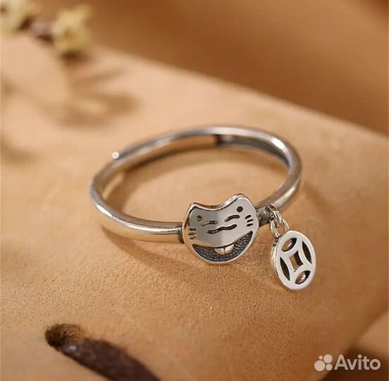 Кольцо серебряное