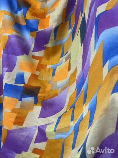 Шарф - снуд, яркий, новый, х/ б