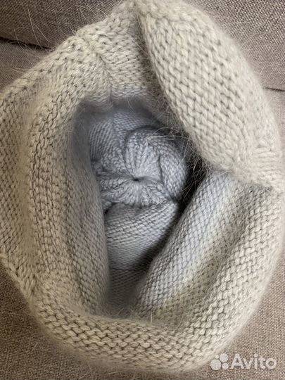 Шапка зимняя вязаная женская