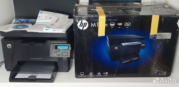 Мфу лазерный, цветной принтер Hp M176n