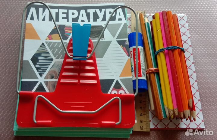 Канцтовары для школы+фартук и мешок для обуви