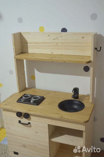 Детская деревянная кухня