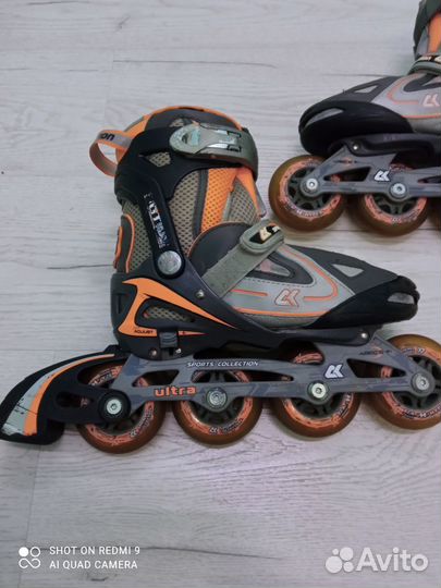 Ролики р.33-36 + экипировка