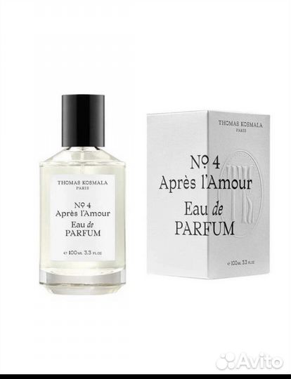 Парфюмерная вода Thomas Kosmala No 4 Apres L'Amour