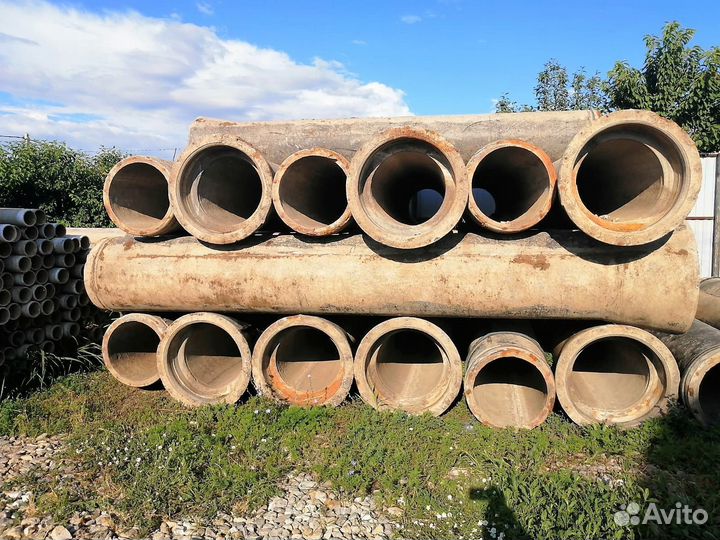 Трубы б/у бетонные армированные 600 мм