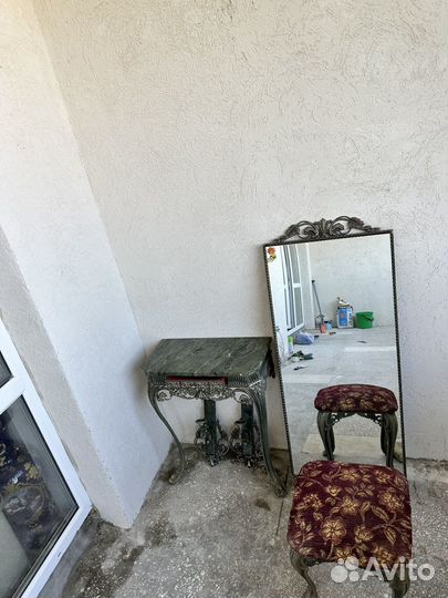 Гарнитур Малахит Консоль со шкатулкой