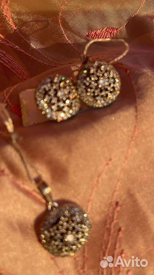 Серьги с подвеской