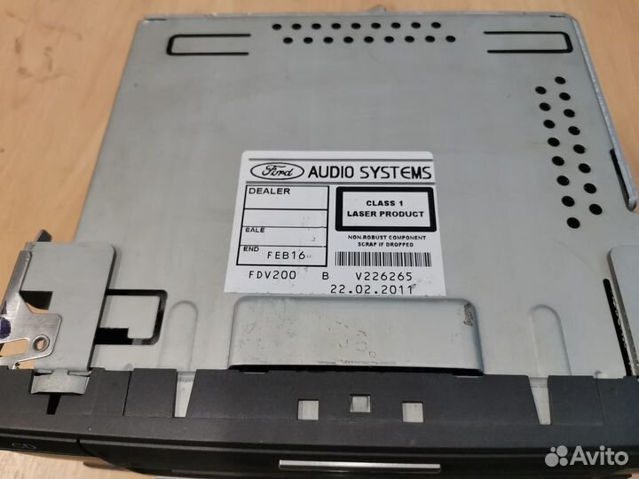 Магнитола штатная ford
