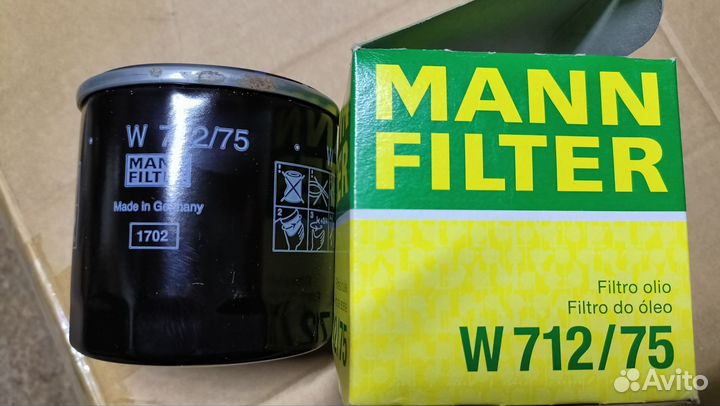 Масляный фильтр mann, nissan, febi