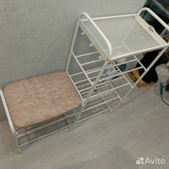 Обувница в прихожую с сиденьем