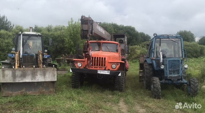 Услуги экскаватора Амкодор, автокрана кс3574